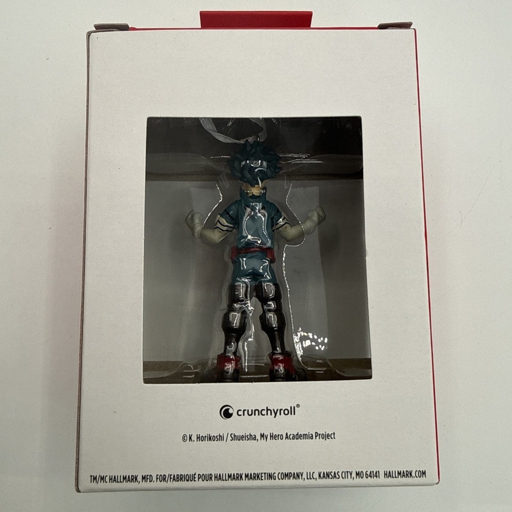 Hallmark My Hero Academia Izuku Midoriya Christmas Tree Ornament New With Box - Picture 6 of 8